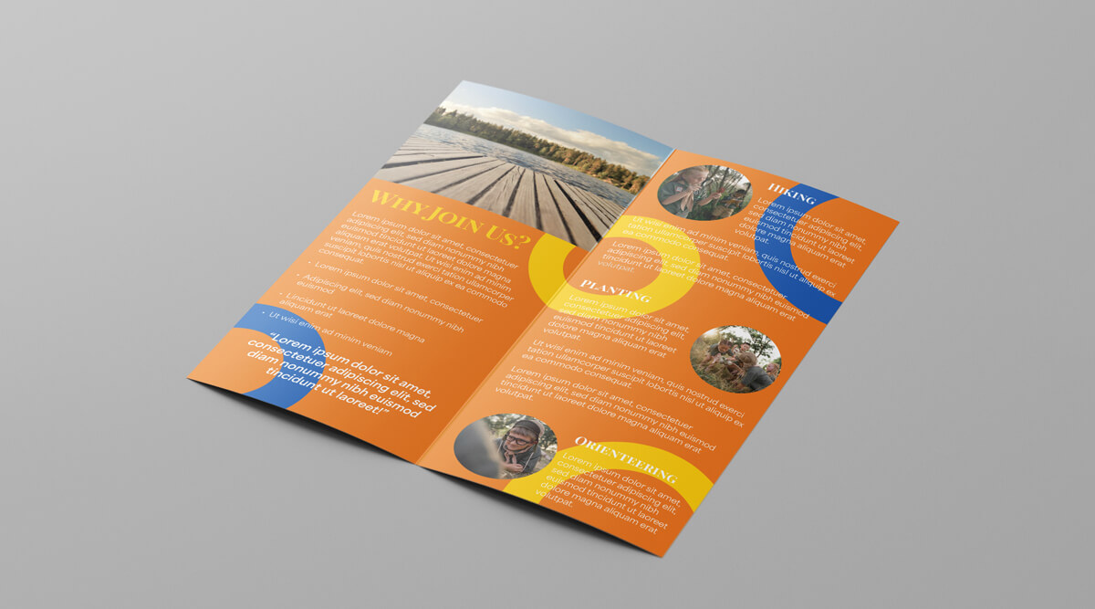 Long Run Folded Leaflets For Promotions